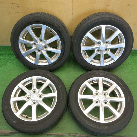 バリ溝！25年！8.5分◎ダイハツ タント ムーヴ 純正 155/65R14 ヨコハマ ブルーアース AE01 14インチ PCD100/4H◎6071602HAノ