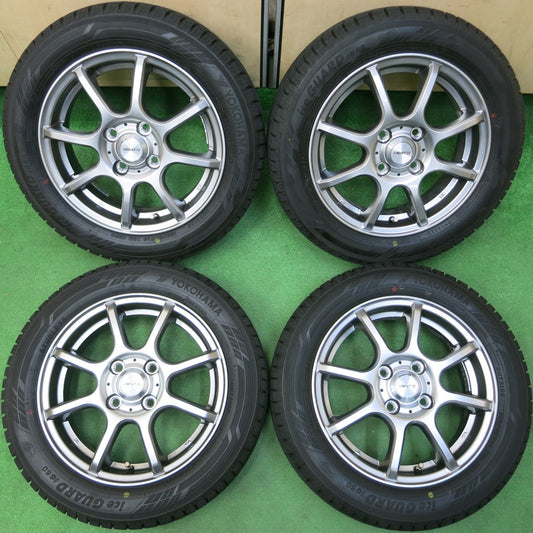 *送料無料* バリ溝!22年!綺麗!ほぼ10分★スタッドレス 155/65R14 ヨコハマ アイスガード iG60 VENTO 14インチ PCD100/4H★4040212イス