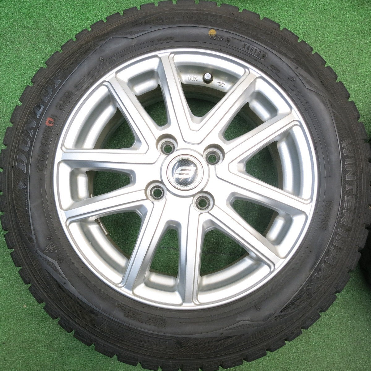 バリ溝！9分★スタッドレス 175/65R14 ダンロップ ウインターマックス WM01 STRANGER ストレンジャー 14インチ PCD100/4H★6010811HAス