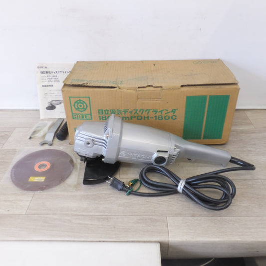 ●複数在庫有●[送料無料] 未使用★日立 HITACHI 180mm 電気ディスクグラインダ PDH-180C　100V 50/60Hz 1330W 14A★