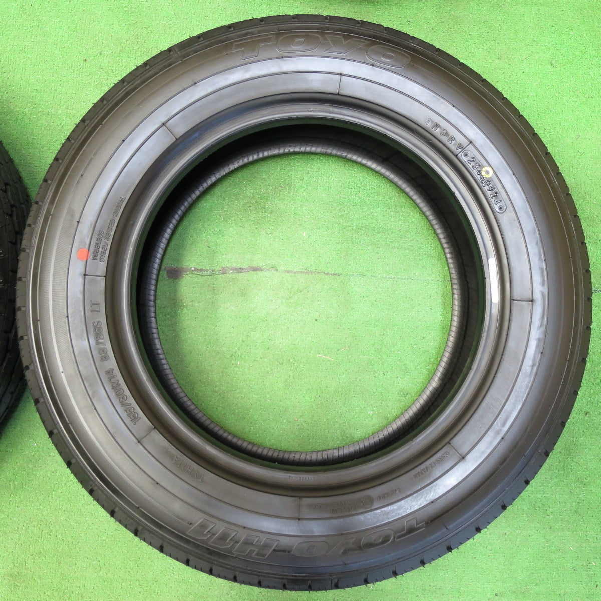 *送料無料* 新車外し！24年★155/80R14 88/86S トーヨー H11 タイヤ 14インチ サクシード プロボックス 等★4061110イノタ