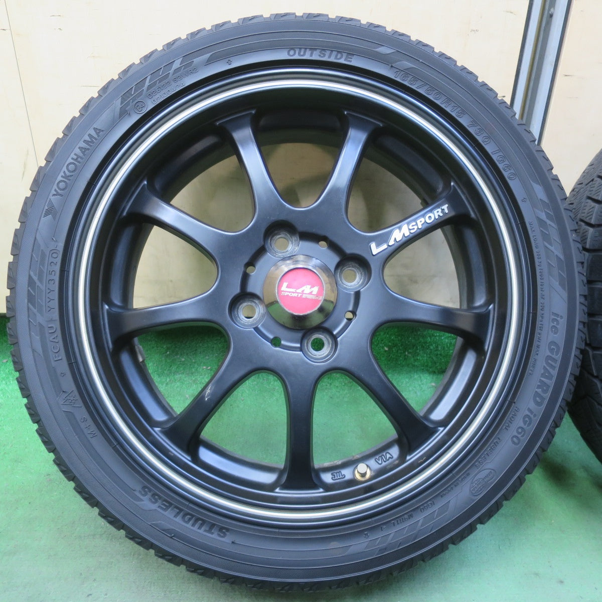 4本価格◎スタッドレス 165/50R15 ヨコハマ アイスガード iG60 LM SPORT LMスポーツ 15インチ 軽サイズ PCD100/4H◎6080705イス
