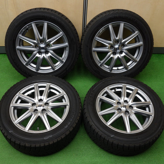 バリ溝！23年！9.5分◎86 BRZ 等 205/55R16 スタッドレス ヨコハマ アイスガード iG52C SEIN ザイン 16インチ PCD100/5H◎6091402KTス