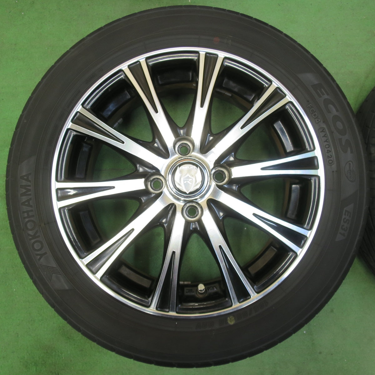 [送料無料] 4本価格★185/55R15 ヨコハマ エコス ES31 RiZLEY ライツレー 15インチ PCD100/4H★5040508イノ