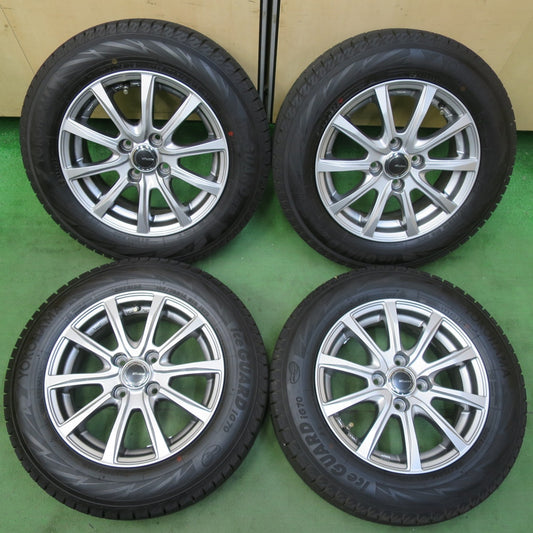超バリ溝！22年！キレイ！ほぼ10分★スタッドレス 165/70R14 ヨコハマ アイスガード iG70 MiLLOUS ミルアス 14インチ PCD100/4H★5080605イス