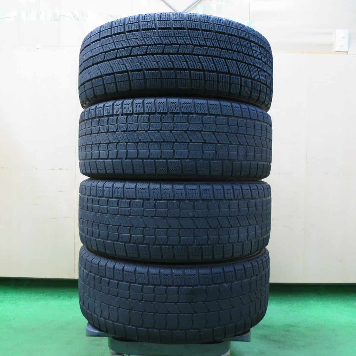 *送料無料* バリ溝！20年！9.5分★スバル BRZ トヨタ 86 純正 215/45R17 スタッドレス ナンカン アイスアクティバ AW-1 SN-1 PCD100/5H★4061401イス