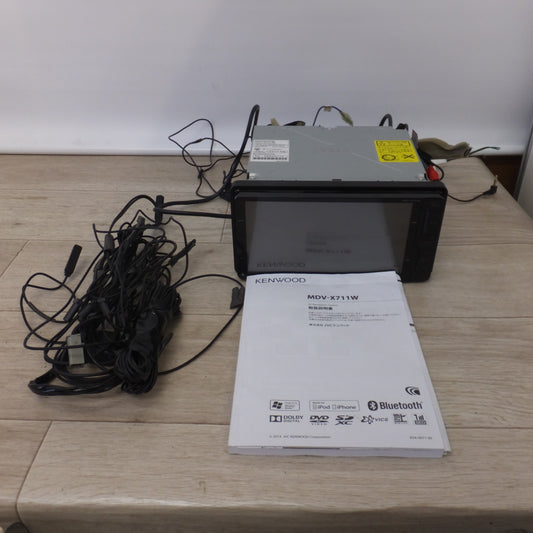 [送料無料] ★ケンウッド製 三菱 純正 ナビゲーションシステム MDV-X711W MDVX711WM★