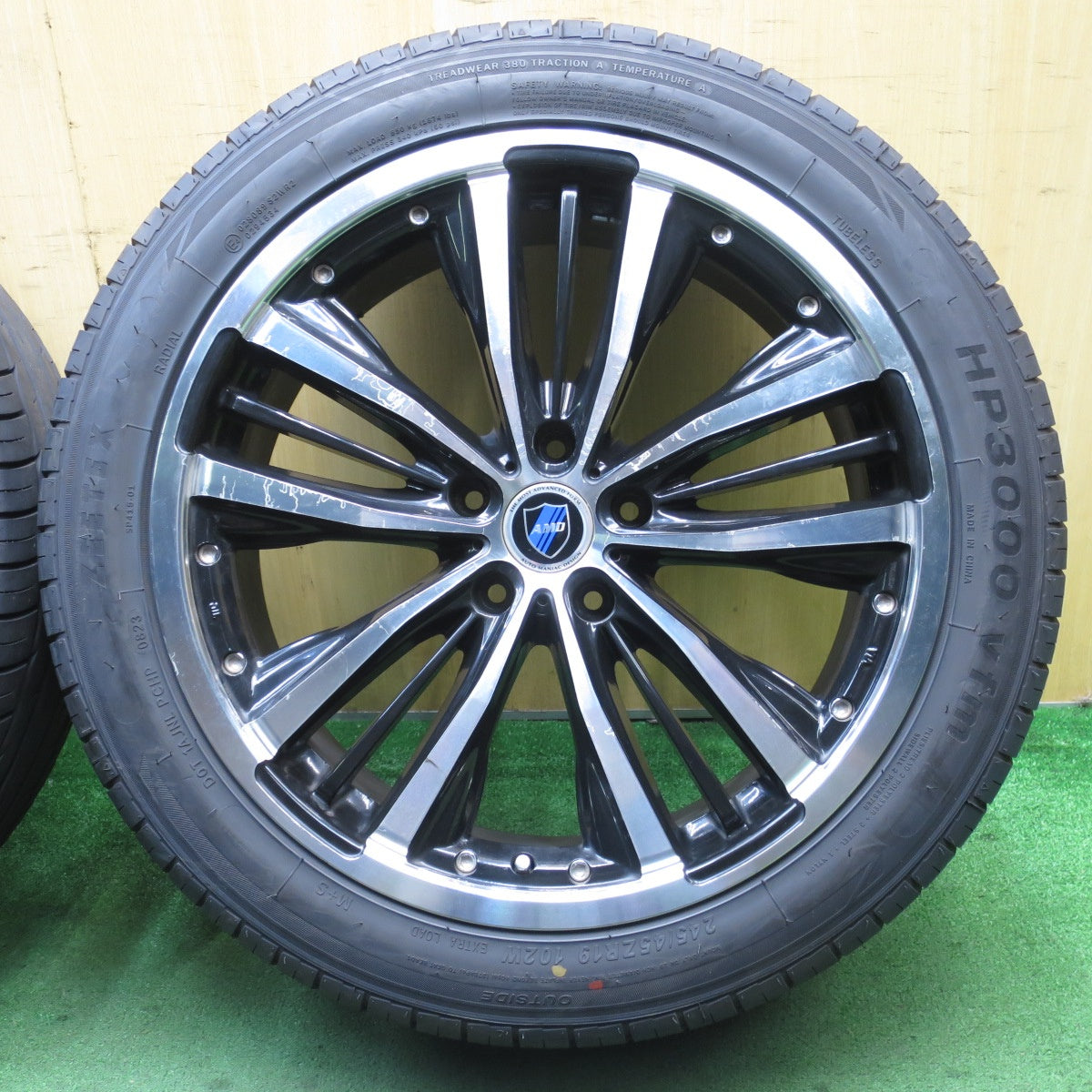 バリ溝！23年！9分★245/45R19 275/40R19 ジーテックス HP3000 vfm AMD AUTO MANIAC DESIGN 19インチ PCD114.3/5H★5053009NJノ