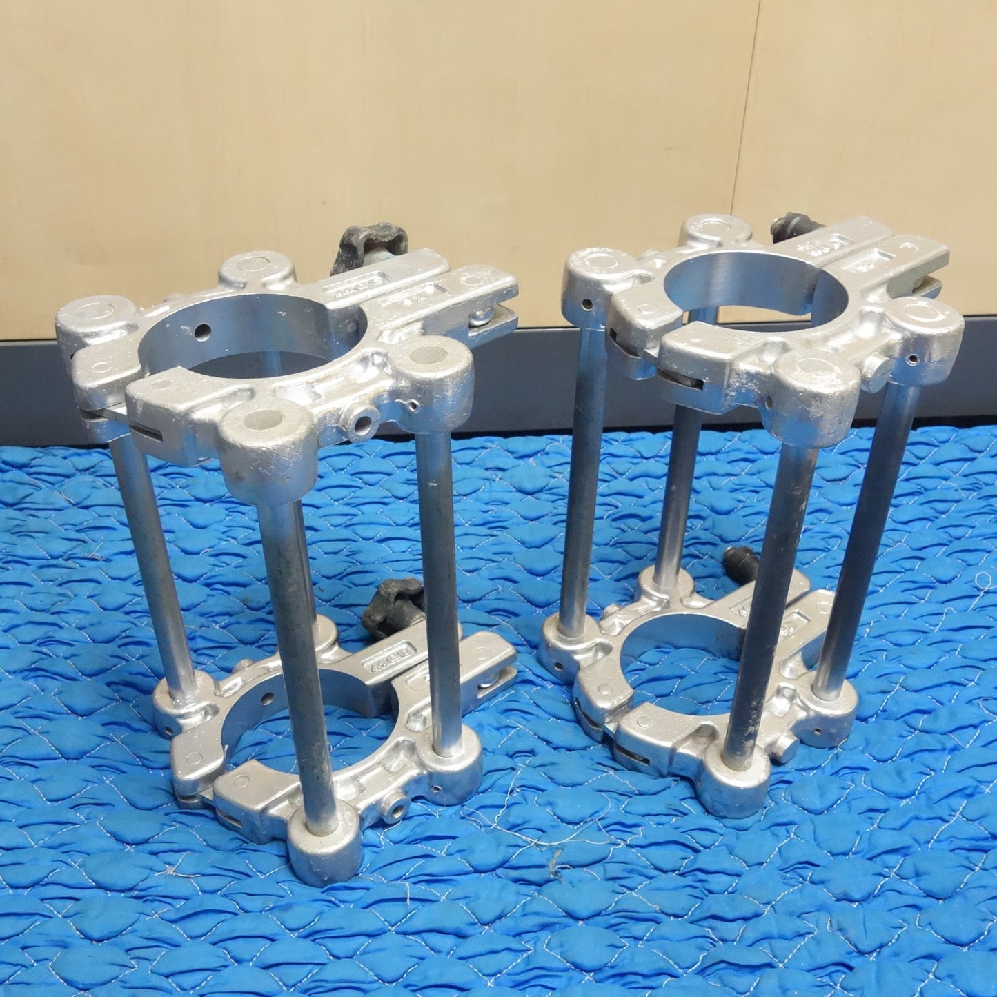 [送料無料] 2点まとめ売り☆松阪鉄工所 MCC ソケット クランプ 75 PE ポリエチレン管用 ドラムタイプ☆