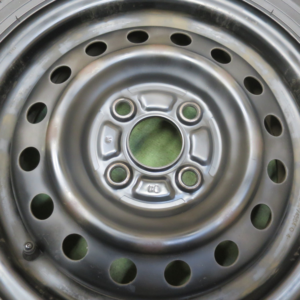 バリ溝！23年！8.5分★スズキ ワゴンR 純正 155/65R14 ダンロップ EC202 14インチ PCD100/4H★6052205イノ