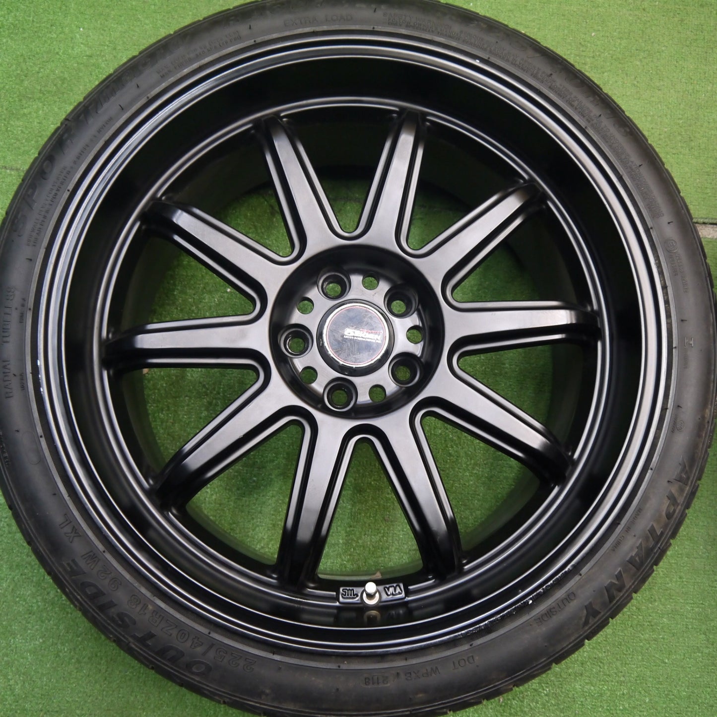 [送料無料] 4本価格★86 BRZ 等 5ZIGEN FIREBALL RR 5次元 225/40R18 アプタニー SPORT macro RA301 18インチ PCD100/5H★5031702Hノ