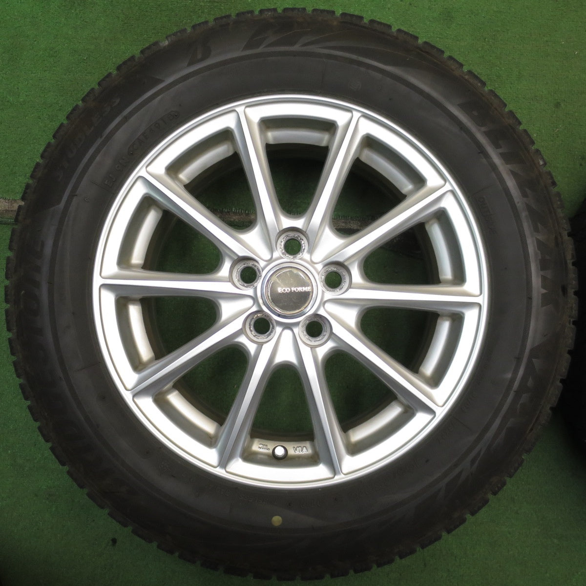キレイ★プリウス 等 195/65R15 スタッドレス ブリヂストン ブリザック VRX2 ECO FORME エコフォルム 15インチ PCD100/5H★5062108NJス