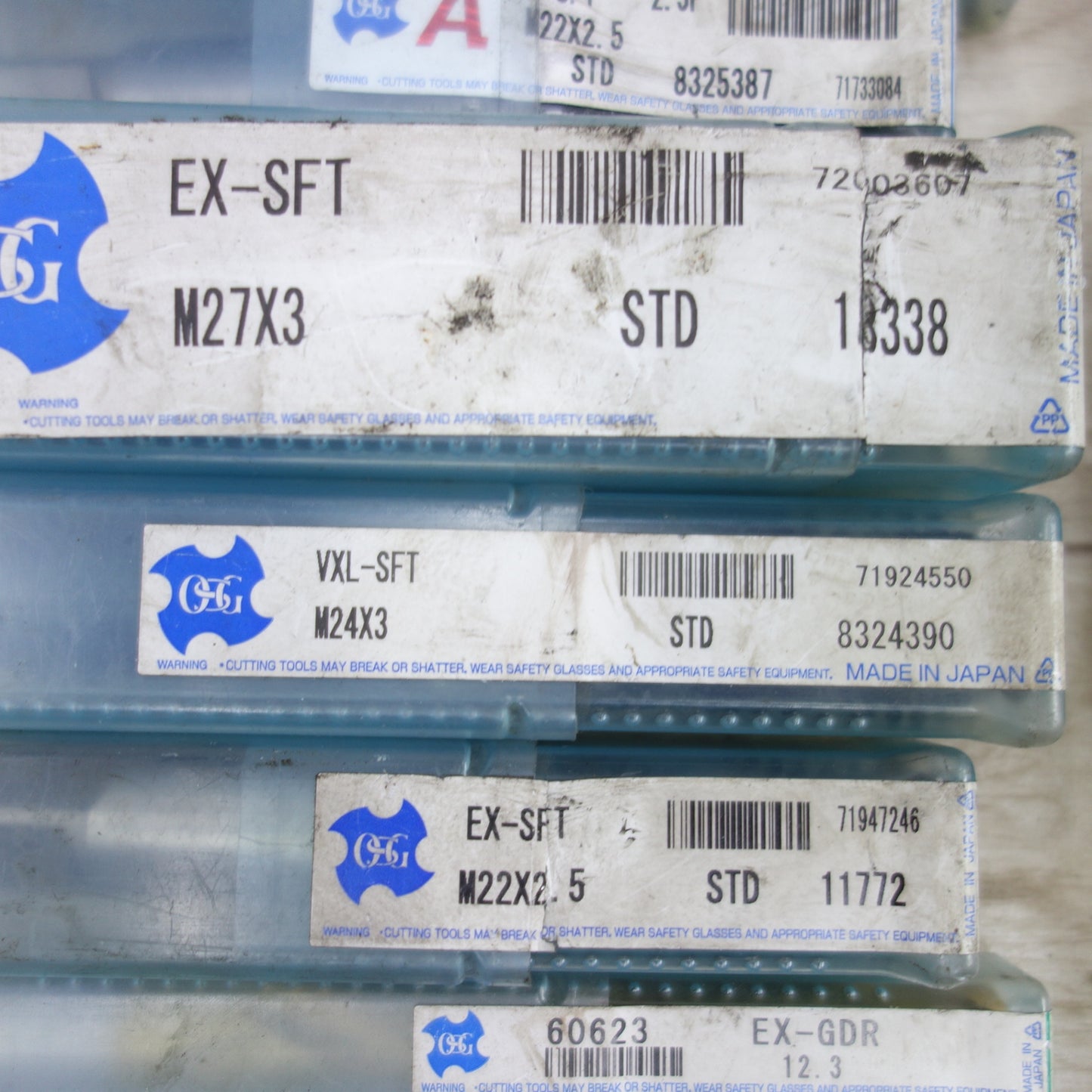 [送料無料] 14点まとめ売り！未使用◆日東工器 OSG トラスコ中山 ジェットブローチ ドリル タップ スパイラルタップ  EX-GDR EX-SFT A-SFT M27X3 M24X3 M22X2.5 等◆