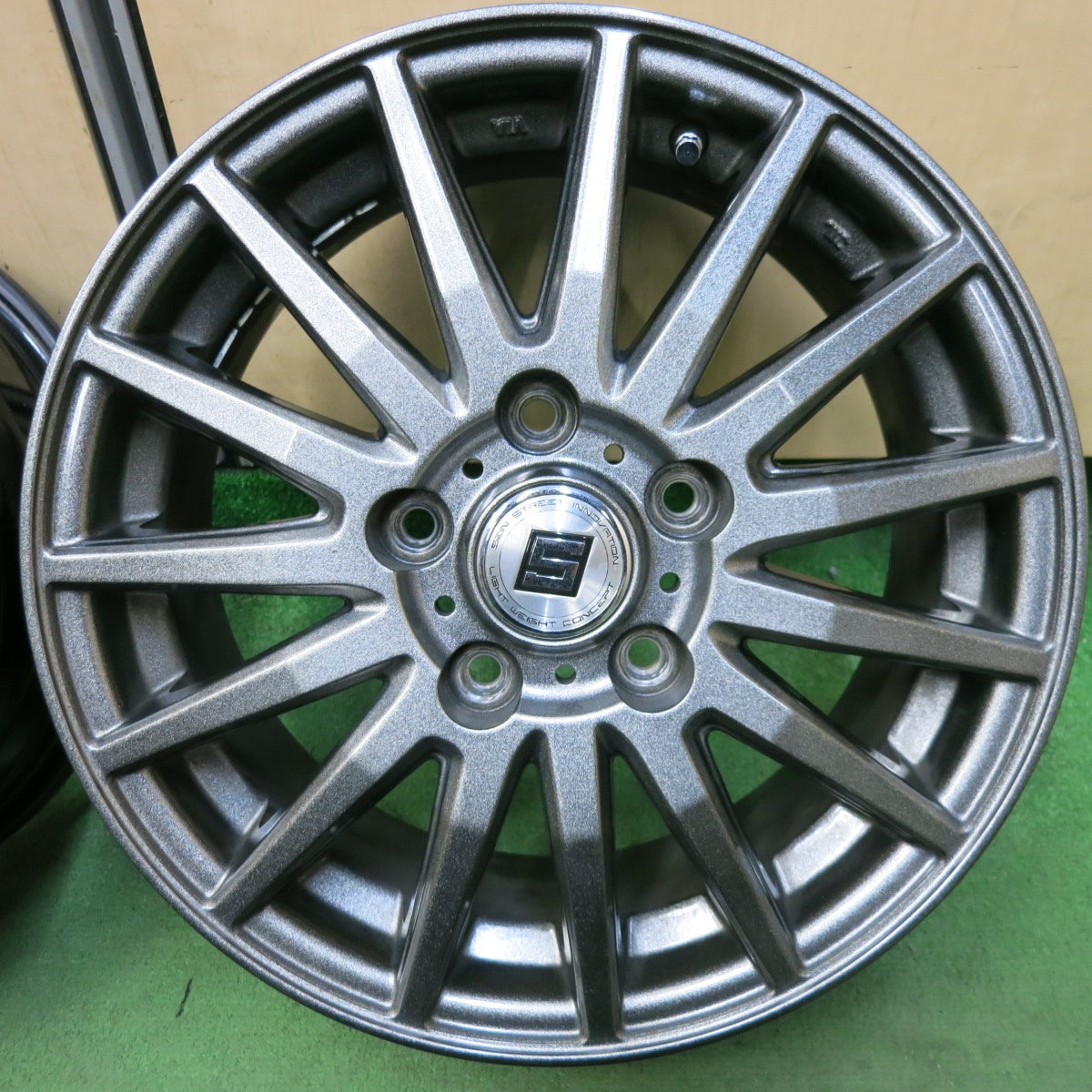 キレイ★SEIN KYOHO ザイン 共豊 15インチ ホイール 15×6J PCD114.3/5H★5051315SYホ