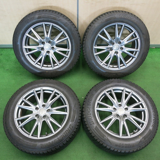 バリ溝！キレイ！9分★スタッドレス 225/60R18 ブリヂストン ブリザック DM-V3 VELVA KEVIN ヴェルヴァ 18インチ PCD114.3/5H★5012301TNス