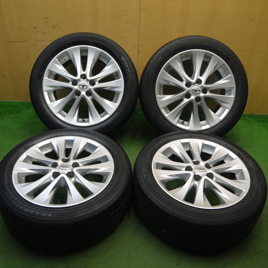 4本価格★トヨタ 20系 アルファード ヴェルファイア 純正 235/50R18 トーヨー トランパス R30 18インチ PCD114.3/5H★5071605Hノ