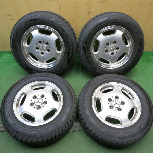 バリ溝！21年！9.5分★ベンツ 純正 タイプ 205/65R15 スタッドレス ヨコハマ アイスガード iG60 社外 アルミ 15インチ PCD112/5H★5092710HAス