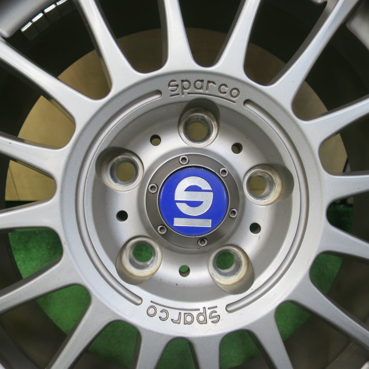 バリ溝！23年！9.5分以上★Sparco PISTA O・Z 215/45R17 ミシュラン CROSSCLIMATE2 スパルコ ピスタ OZ 17インチ PCD114.3/5H★5042102イノ