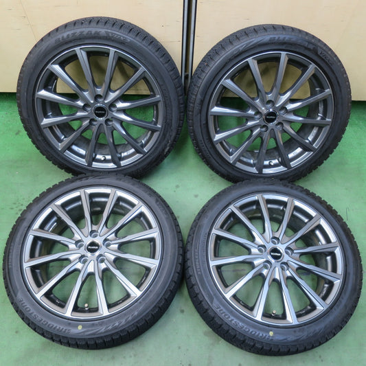 バリ溝！23年！キレイ！9.5分★プリウス 等 215/45R17 スタッドレス ブリヂストン ブリザック VRX2 BALMINUM AR12 バルミナ 17インチ PCD100/5H★6020505イス