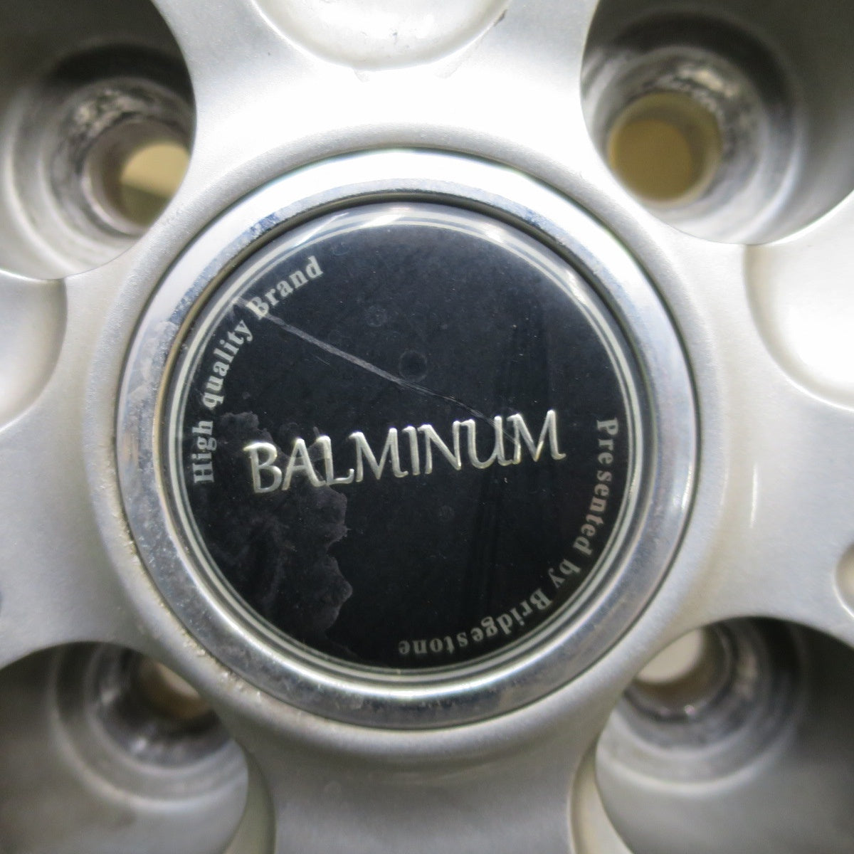 4本価格★BALMINUM TR10 バルミナ ブリヂストン製 15インチ ホイール 15×5.5J PCD100/4H★6030903NGホ