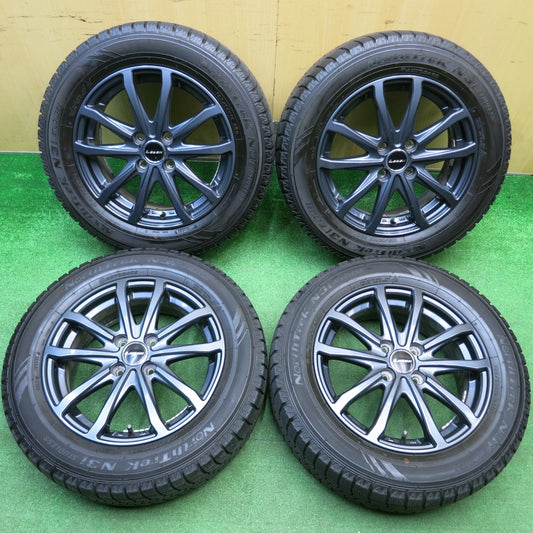バリ溝！21年！キレイ！9分★スタッドレス 185/65R15 オートバックス ノーストレック N3i LEBEN レーベン 15インチ PCD100/4H★5120604HAス