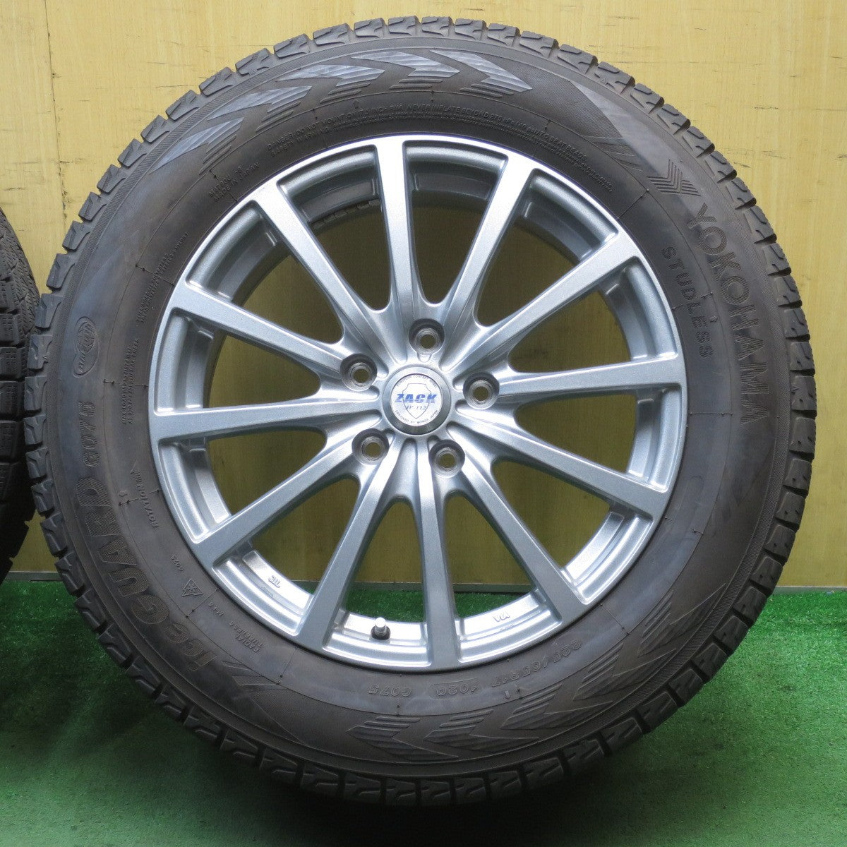 バリ溝！9.5分★スタッドレス 225/65R17 ヨコハマ アイスガード G075 ZACK JP-112 MONZA ザック モンツァ 17インチ PCD114.3/5H★5072502NJス