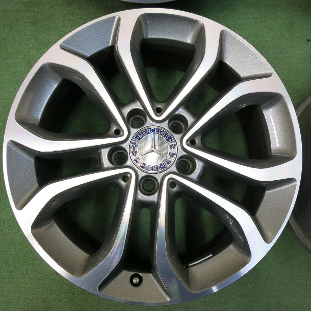 キレイ★ベンツ Cクラス W205 純正 ホイール 17インチ 17×7J PCD112/5H★5041808SYホ