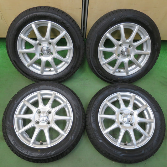 バリ溝！24年！キレイ！ほぼ10分★スタッドレス 155/65R14 ヨコハマ アイスガード iG60 VATRRA 104 バトラ 14インチ PCD100/4H★5102404イス