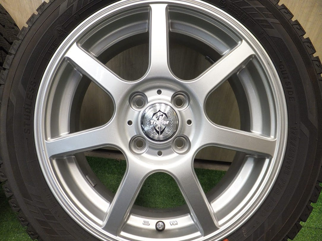 [送料無料] キレイ バリ溝！タンク・ルーミー等★スタッドレス 175/55R15 ヨコハマ アイスガード iG60 Treffer トレファー★9033002ヨス