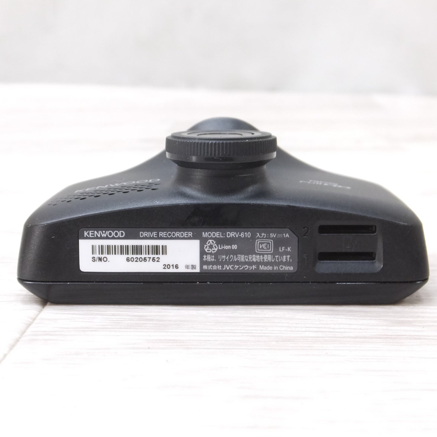 [送料無料] ◆ケンウッド ドライブ レコーダー DRV-610 CA-DR150 車載電源ケーブル付き GPS ハイビジョン Gセンサー◆