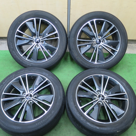 キレイ★三菱 デリカ D:5 アーバンギア 純正 225/55R18 ヨコハマ ジオランダー SUV G055 G055E 18インチ D5 PCD114.3/5H★5090201TTノ