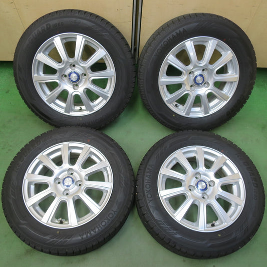 バリ溝！23年！キレイ！9分★スタッドレス 185/65R15 ヨコハマ アイスガード iG60 JENEIGE 社外 アルミ 15インチ PCD100/4H★6041402イス