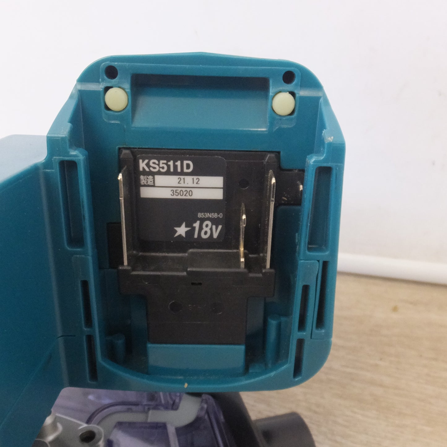 [送料無料] 美品★マキタ makita 125mm 充電式防じんマルノコ KS511D 本体のみ　未使用 アースマン 木工用チップソー  2点 セット★