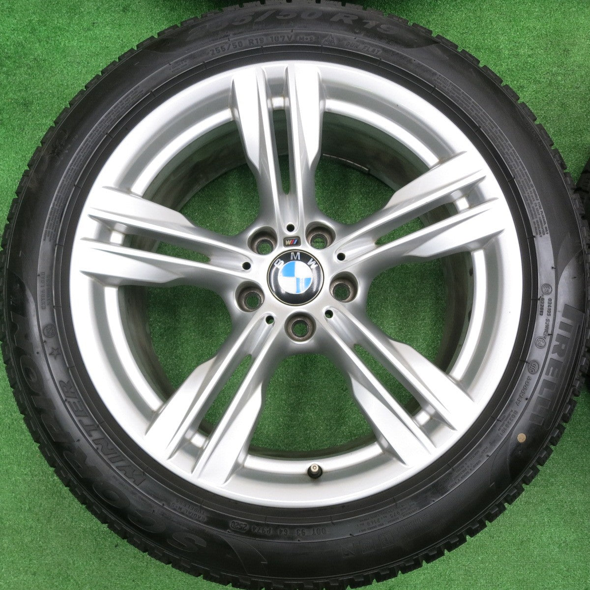 [送料無料] バリ溝！21年！綺麗！8.5分★BMW X5 F15 Mスポーツ 純正 255/50R19 285/45R19 スタッドレス ピレリ スコーピオン WINTER PCD120/5H★4092902HAス