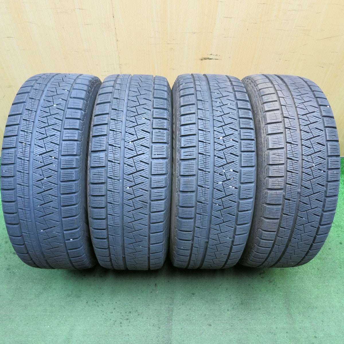 バリ溝！8.5分★BMW 等 MAK LUFT 205/55R16 スタッドレス ピレリ アイスアシンメトリコ BORBET ルフト 15インチ PCD120/5H★5080702HAス