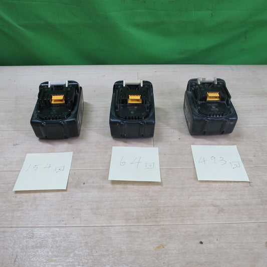 3点まとめ売り☆マキタ 純正 Li-ion バッテリー BL1840 DC 18V 4.0Ah BL1430 14.4V 3.0Ah リチウム イオン 電池 パック 電動 工具 makita☆