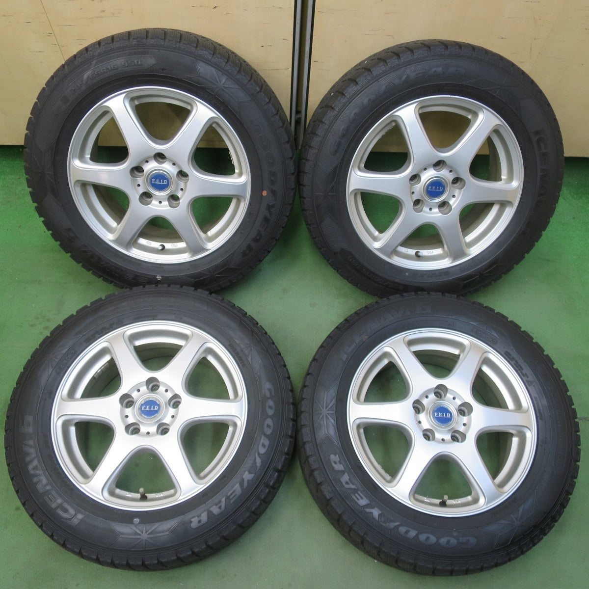 4本価格★スタッドレス 205/65R16 グッドイヤー アイスナビ6 FEID フェイド 16インチ PCD114.3/5H★6040706イス