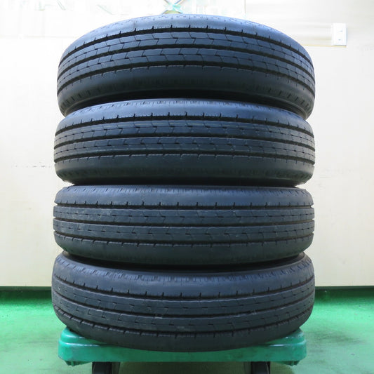 [送料無料] 新車外し！24年！ほぼ未使用★トラック タイヤ 205/85R16 117/115N ダンロップ エナセーブ SPLT50A 16インチ★4092406イノタ