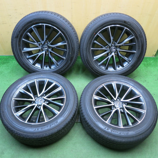 新車外し！25年！センサー付★レクサス NX 純正 235/60R18 ヨコハマ BluEarth-XT AE61 18インチ PCD114.3/5H★5092001HAノ