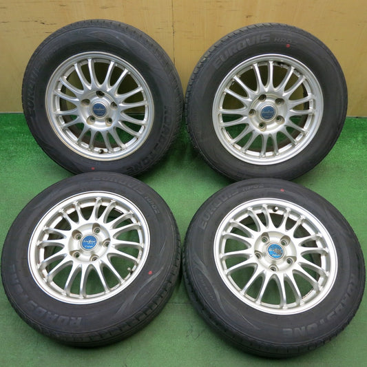 4本価格！24年★195/65R15 ロードストーン EUROVIS HP02 EuroSpeed MANARAY SPORT ユーロスピード 15インチ PCD114.3/5H★6022307HAノ