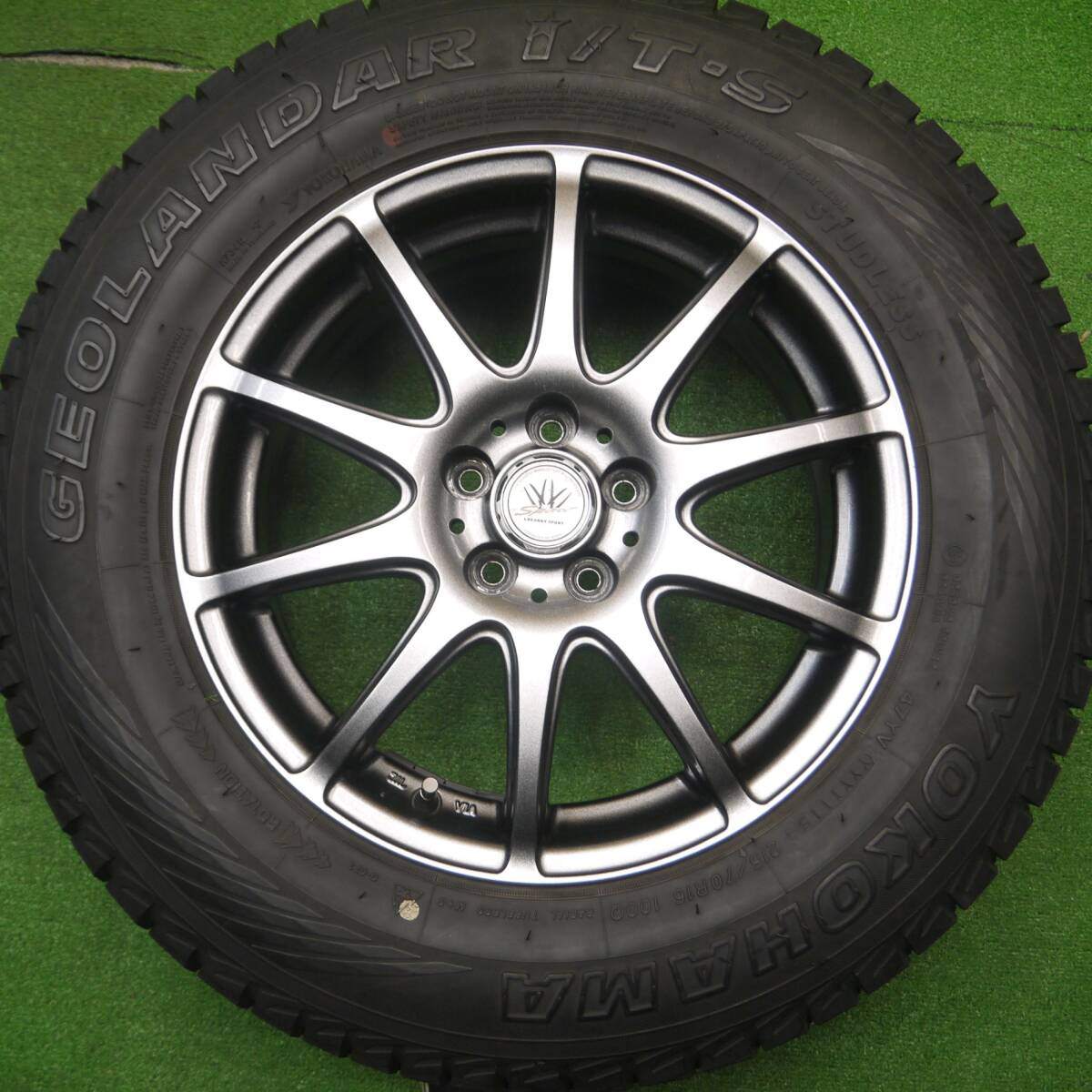 キレイ★フォレスター 等 LOXARNY SPORT 215/70R16 スタッドレス ヨコハマ ジオランダー i/T-S ロクサーニ 16インチ PCD100/5H★4121107Hス