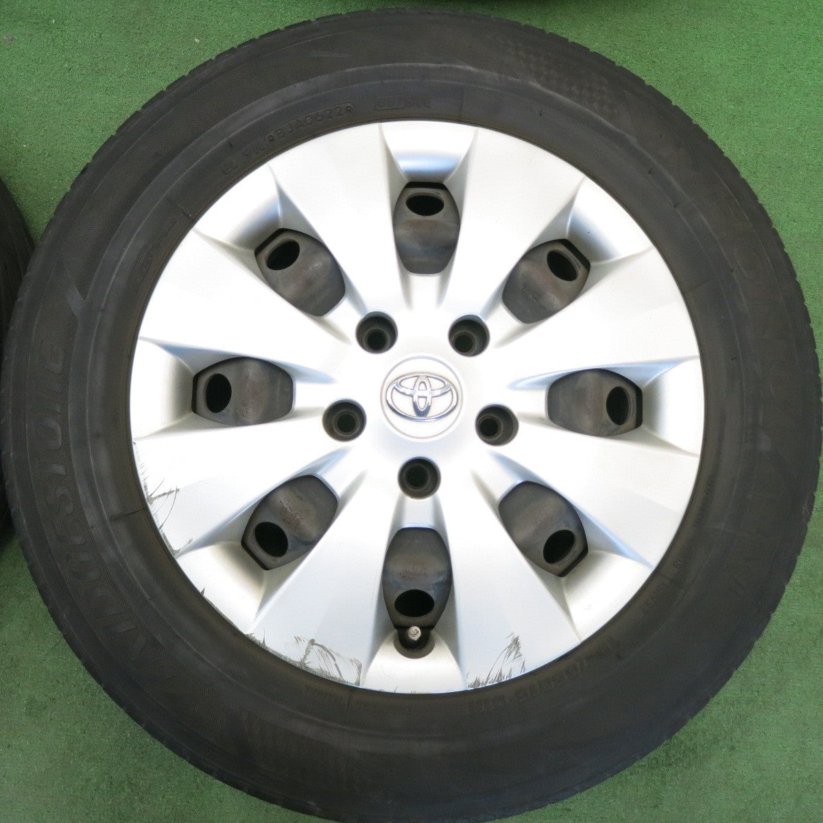 バリ溝！22年！8.5分★トヨタ 70系 ノア ヴォクシー 純正 スチール 195/65R15 ブリヂストン レグノ GRV2 15インチ PCD114.3/5H★6051410HAノ