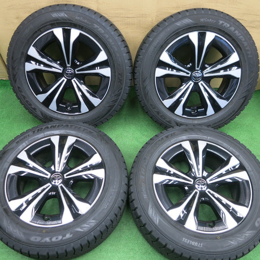 バリ溝！22年！キレイ！ほぼ10分★トヨタ BZ4X 純正 235/60R18 スタッドレス トーヨー ウインター トランパス TX 18インチ PCD114.3/5H★6021106NKス