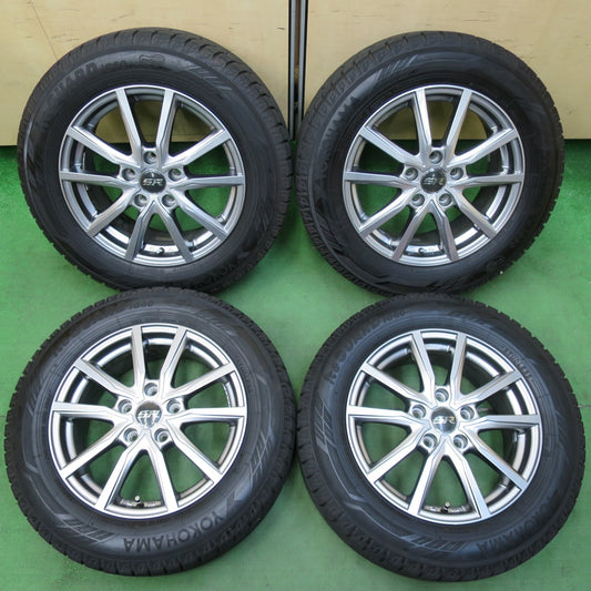 [送料無料] バリ溝！キレイ！9.5分★スタッドレス 215/60R16 ヨコハマ アイスガード iG60 STRANGER ストレンジャー 16インチ PCD114.3/5H★5010308イス