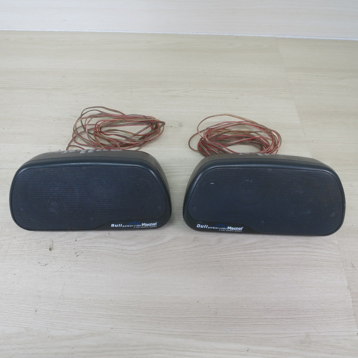 ♪Bull Power 3Way スピーカー システム J1003 MaGnat 置き型 ビンテージ カー オーディオ 旧車 当時物♪
