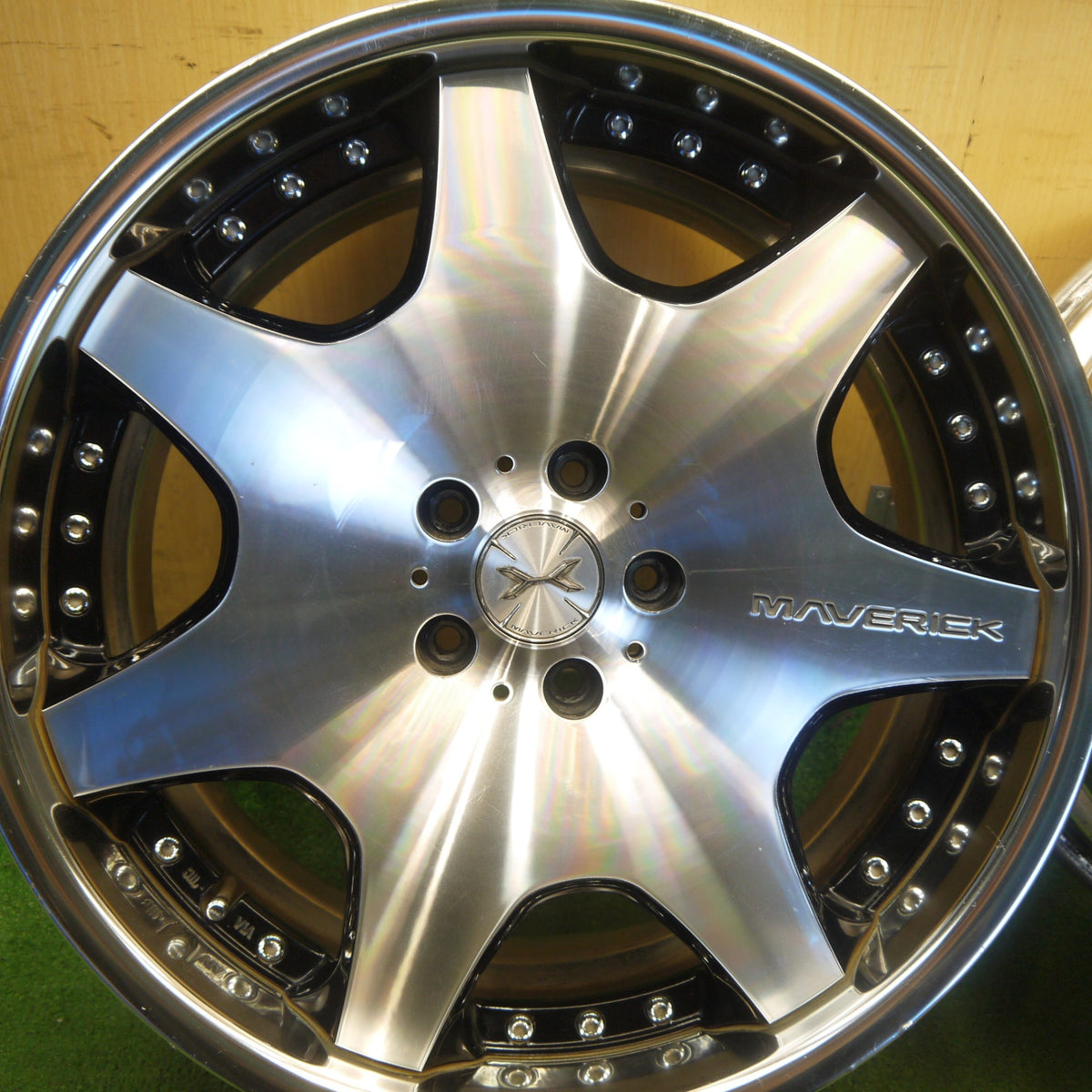 4本価格◎MAVERICK 607D weds 20インチ ホイール マーベリック ウェッズ 20×8.5J 20×9.5J PCD114.3/5H◎6081907Hホ