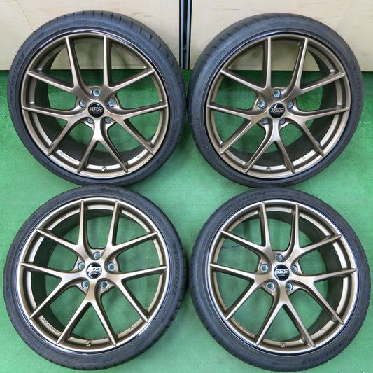 *送料無料* バリ溝!22年!キレイ!9.5分★BBS CI-R CI0103 KBA50239 245/30R20 ミシュラン パイロット スポーツ4S AO 20インチ PCD112/5H★4051201IMノ