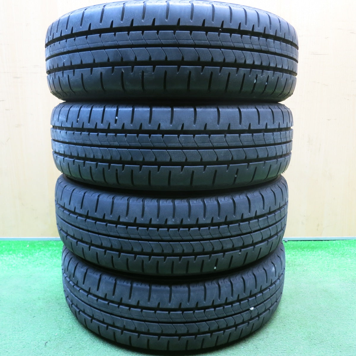 バリ溝！24年！9.5分★スズキ MK32S スペーシア カスタム 純正 165/55R15 ブリヂストン NEWNO 15インチ PCD100/4H★6022309HAノ