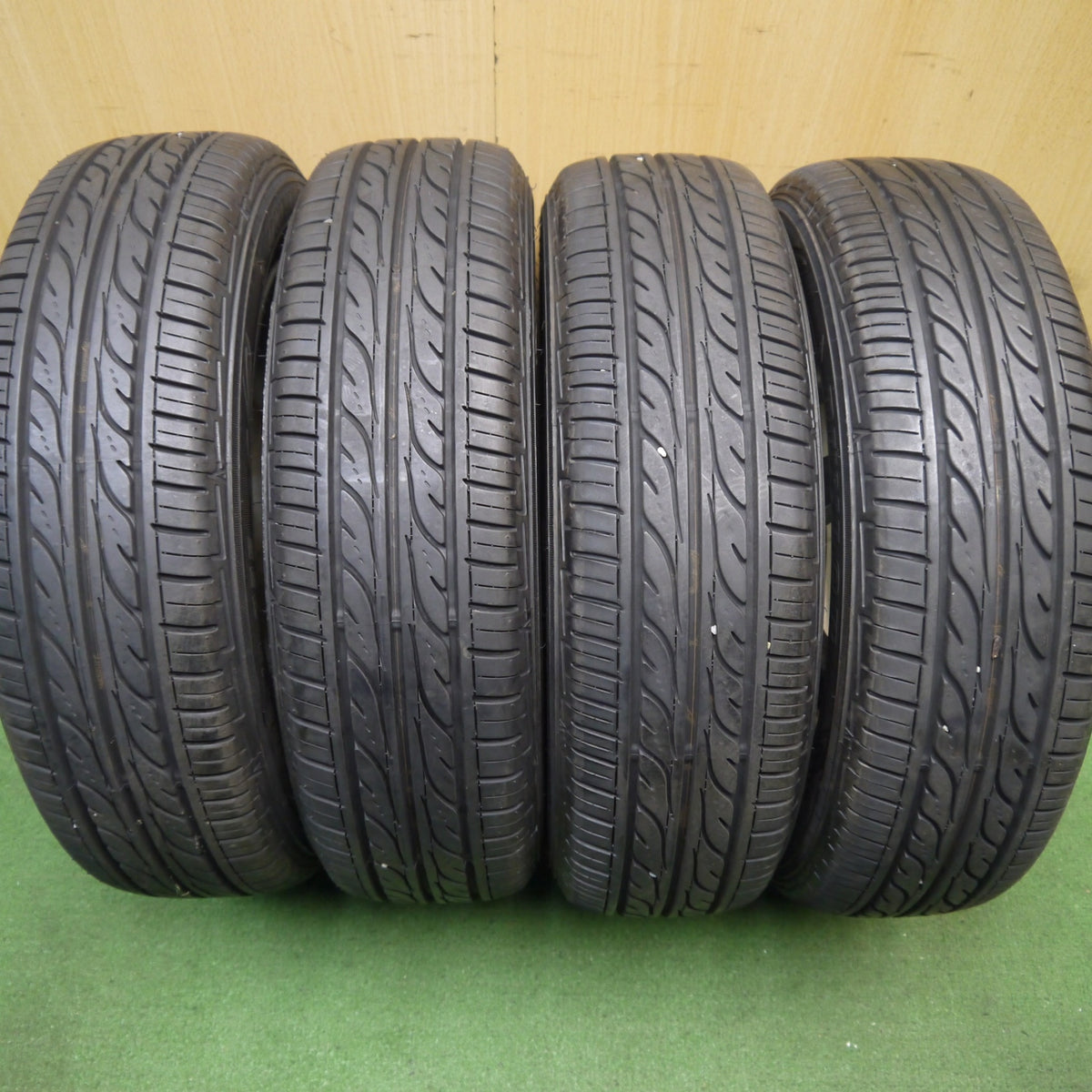 バリ溝！9.5分以上◎155/65R13 ダンロップ EC202 JOKER ジョーカー 13インチ PCD100/4H◎6092904Hノ