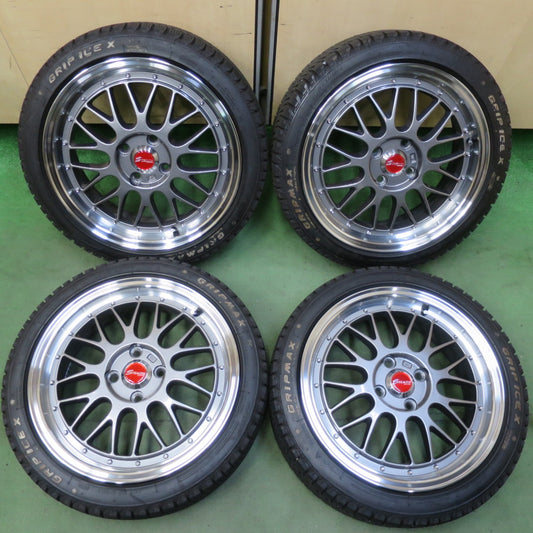 バリ溝！25年！キレイ！9.5分以上◎STEALTH RACING 165/50R16 スタッドレス グリップマックス GRIP ICE X ステルス レーシング 16インチ PCD100/4H◎6070801イス